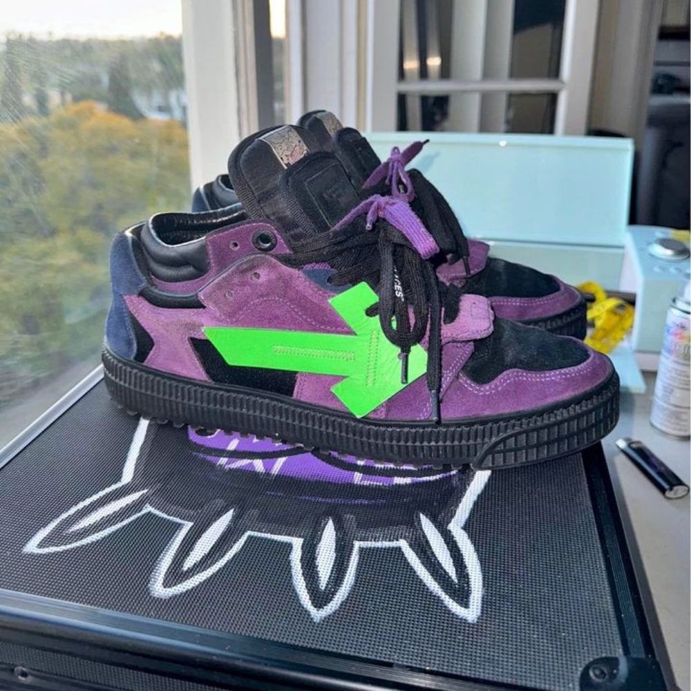 Off-White Court 3.0 Purble Black Virgil Abloh